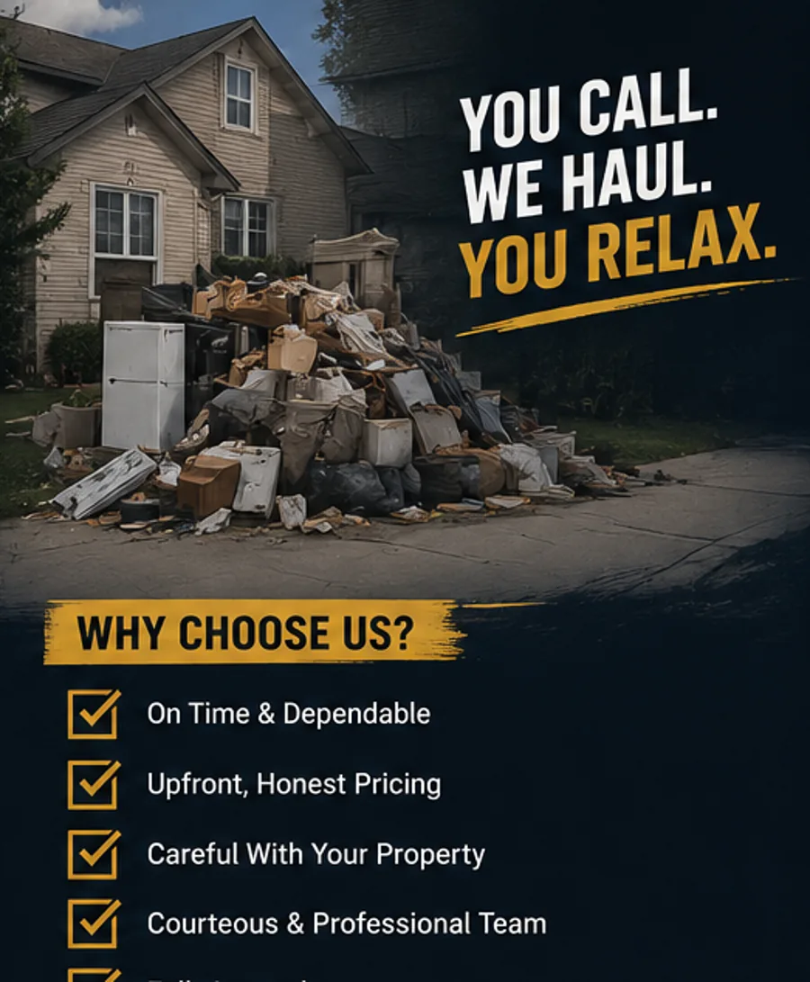 Junk ready for professional removal